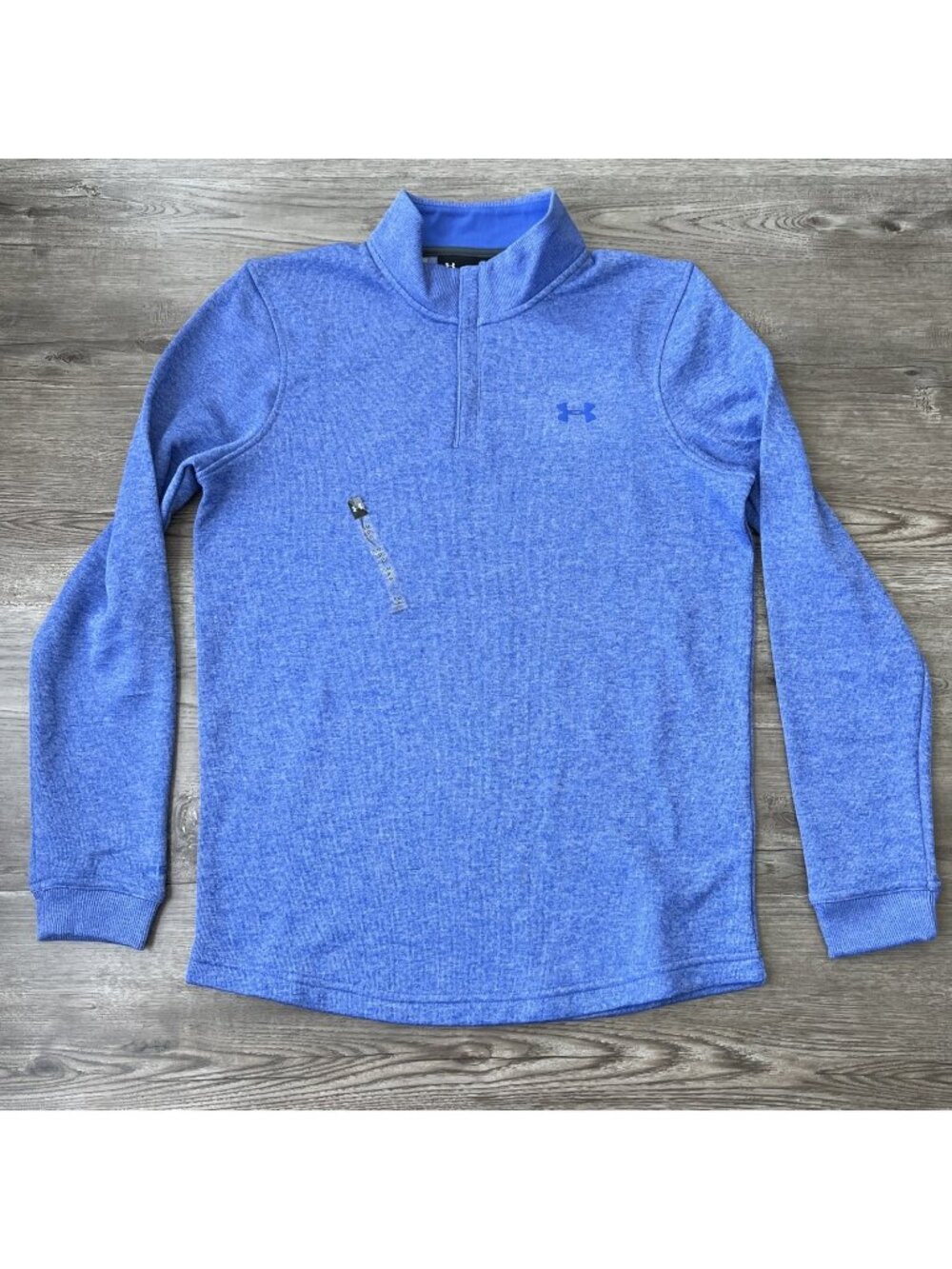 Under Armour ColdGear 1/2 Zip Pullover‎ Mens Small Blue NWT